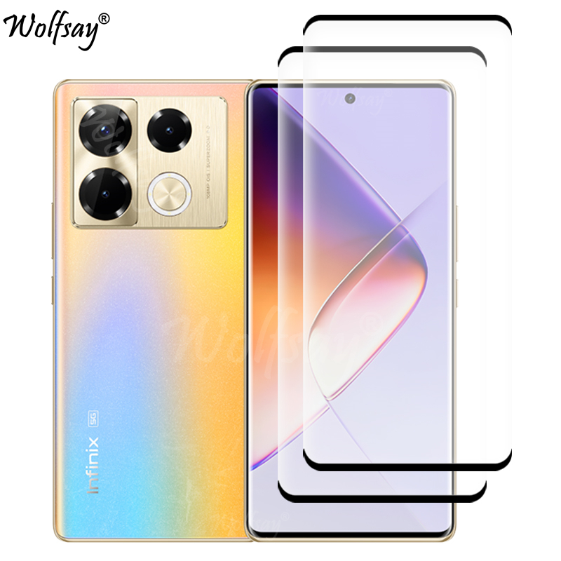 Curved Edge Screen - Curved Edge Tempered Glass For Infinix