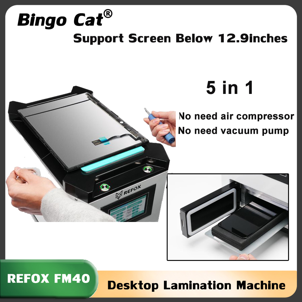 Screen Alignment Tool - REFOX FM-40 5in1 Laminating Machine Multi-function