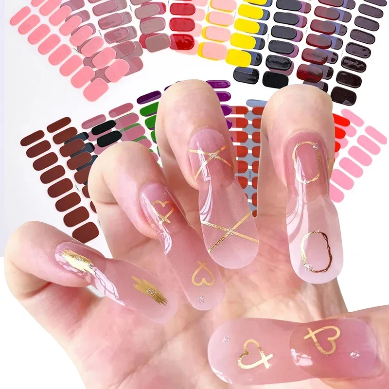 16Tips Semi-Cured Nail Art Sti - огляд і ціна Full Cover Adhesive