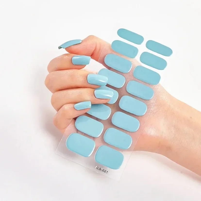 16Tips Semi-Cured Nail Art Sti - огляд і ціна Full Cover Adhesive