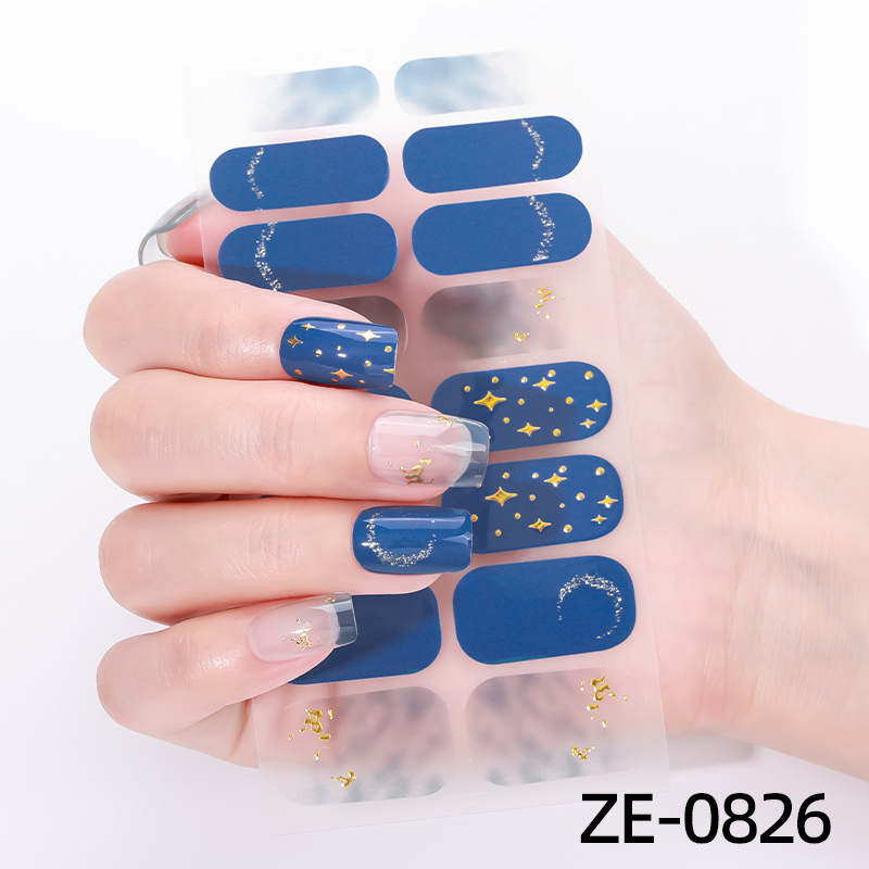 16Tips Marble Gradient Starry  - огляд і ціна Full Cover Adhesive