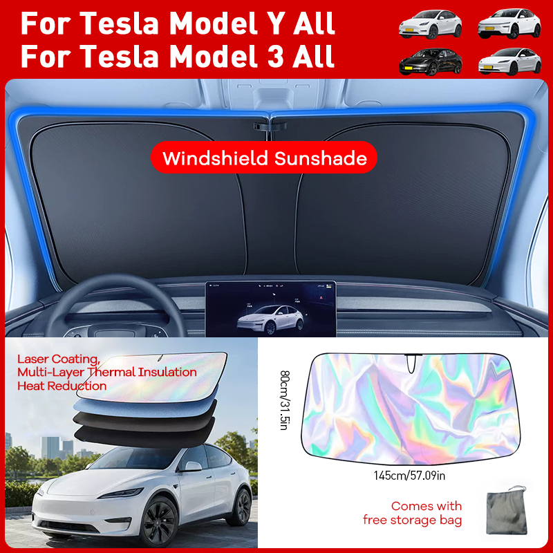 For Tesla Model Y YL 3 Highlan - огляд і ціна Glass Protector Auto