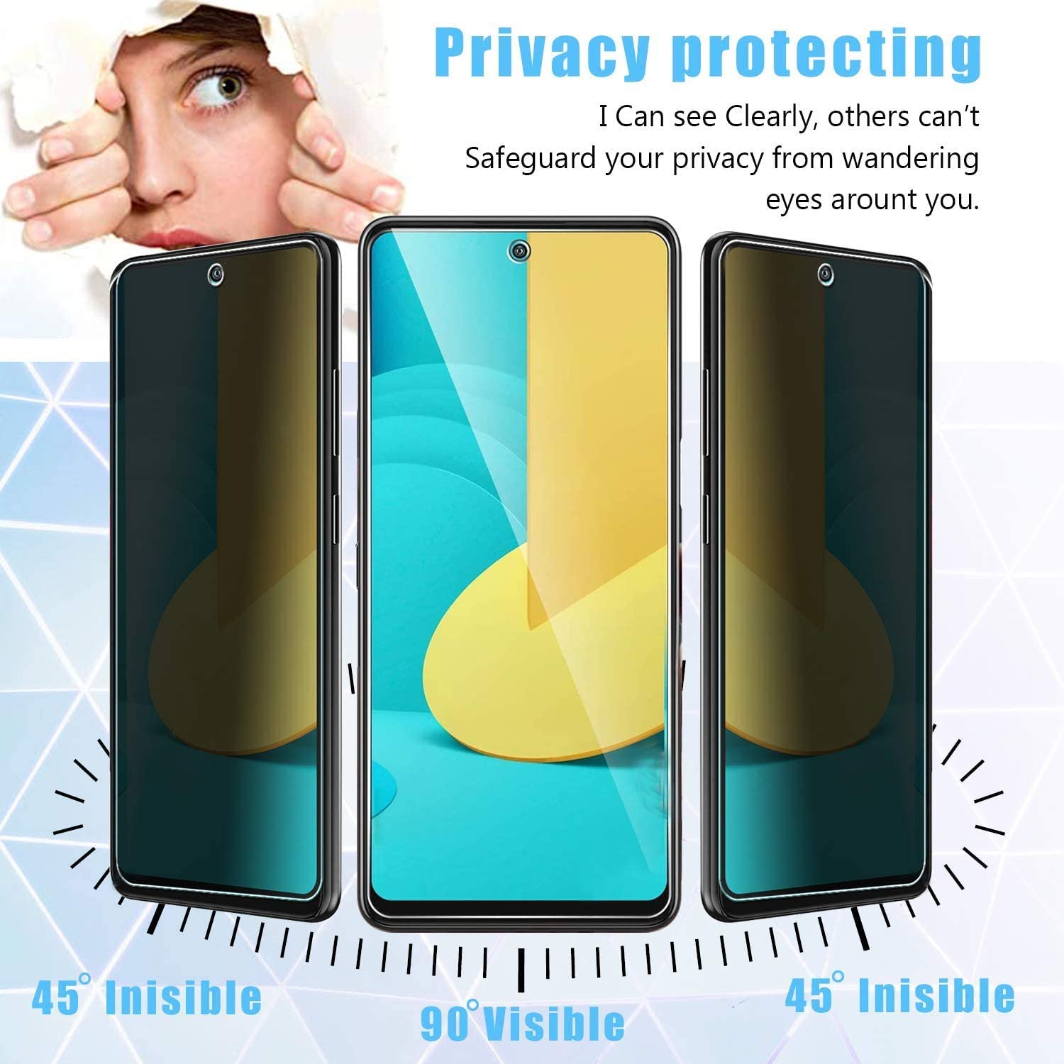 2 PACK Privacy Filter Tempered - огляд і ціна Privacy Filter 2Pack