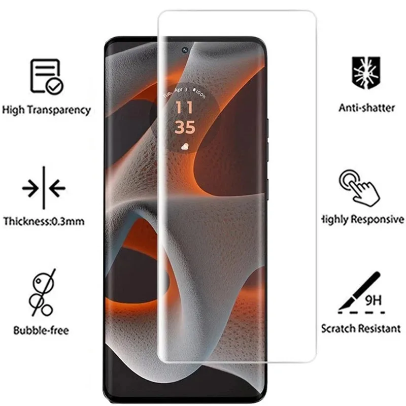 3D Curved Full Glue UV Tempere - огляд і ціна Curved Edge Screen