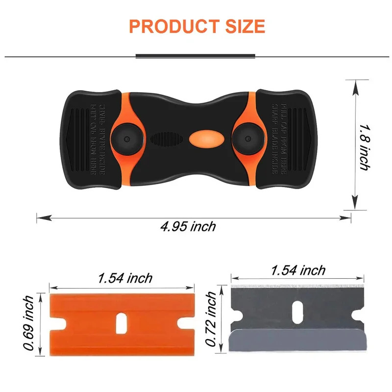 Plastic/Metal Razor Blade Scra - огляд і ціна Dust Removal Sticker