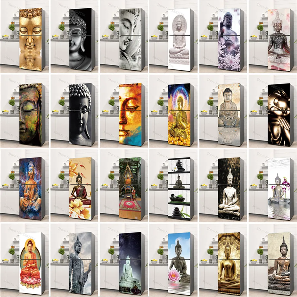 Buddha Art Vinyl Fridge Sticke - огляд і ціна Full Cover Adhesive