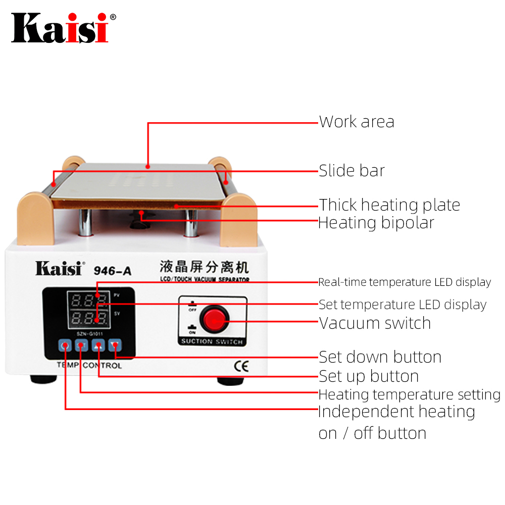 Kaisi 946A LCD Screen Touch Sc - огляд і ціна Screen Alignment Tool
