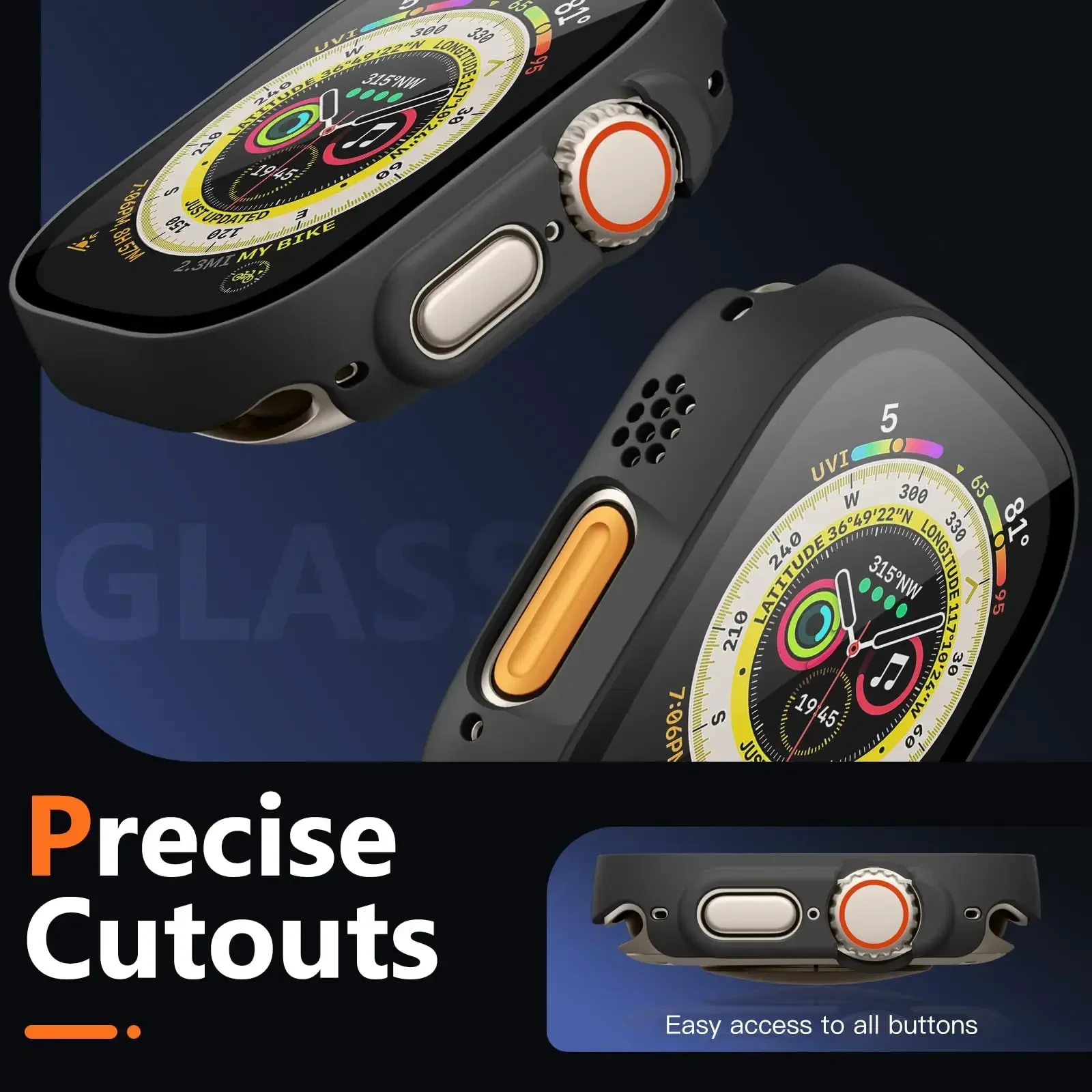 3 Pack Cover for Apple Watch 4 - огляд і ціна Smartwatch Screen Film