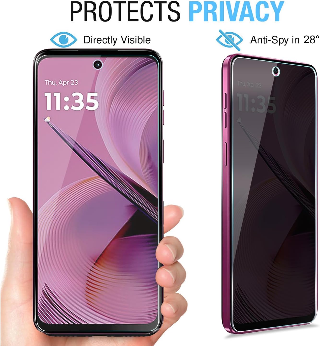 [2 Pack] For Moto G 5G 2025 Pr - огляд і ціна Privacy Filter 2Pack