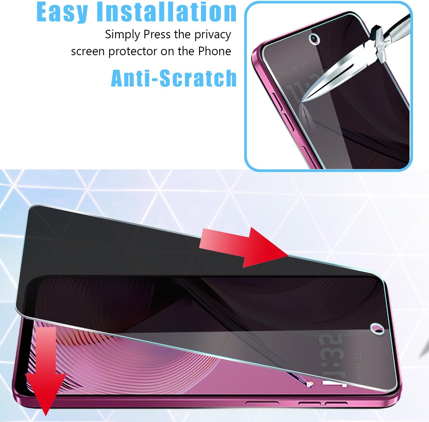 [2 Pack] For Moto G 5G 2025 Pr - огляд і ціна Privacy Filter 2Pack