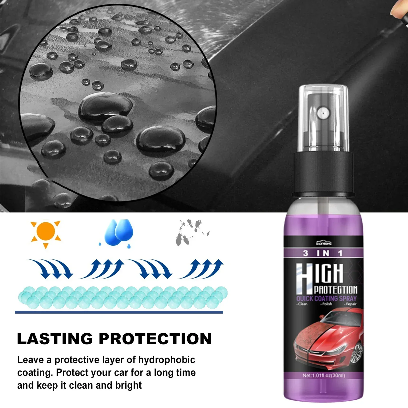 3 In 1 Car Ceramic Nano Coatin - огляд і ціна Nano Liquid Coating