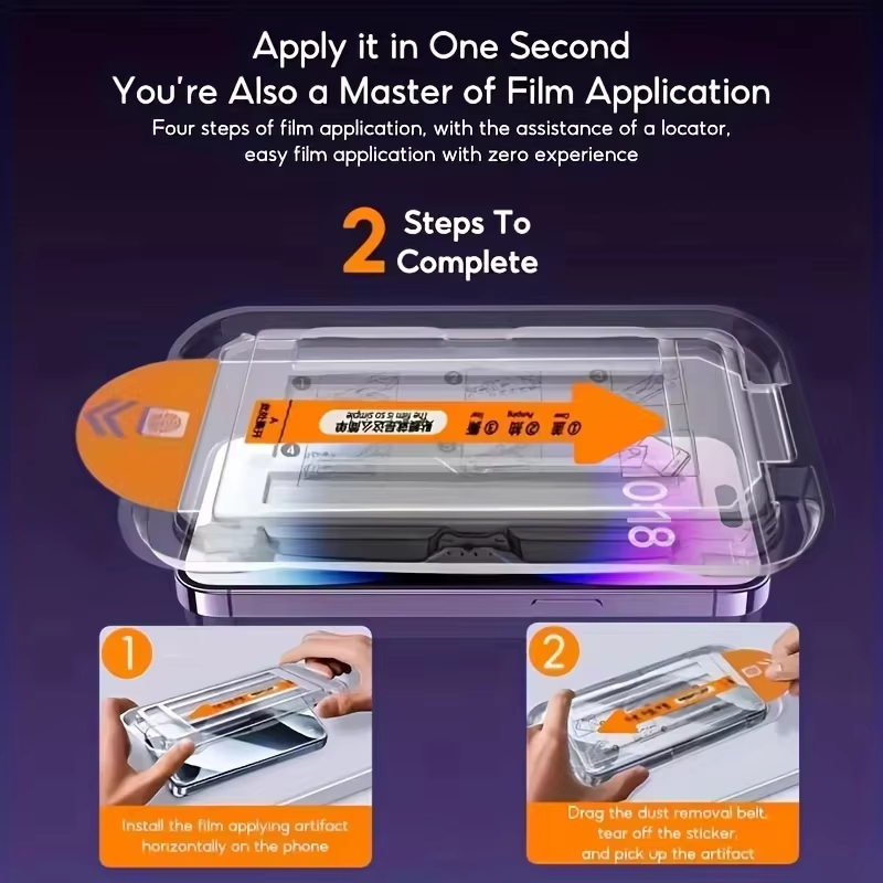 1-4Pcs Fingerprint Unlock HD S - огляд і ціна Glass Protector Auto