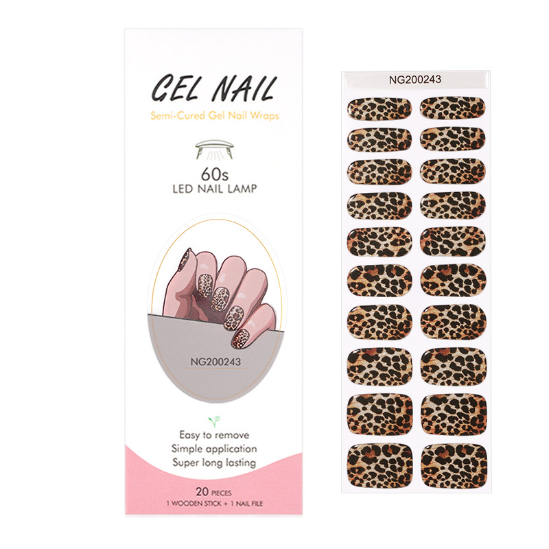 Huizi French Gel Nail Strips P - огляд і ціна Full Cover Adhesive